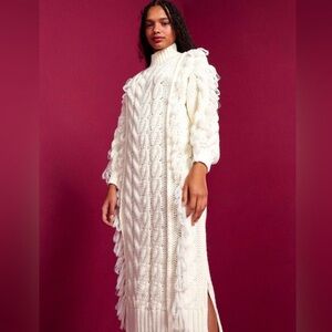 Farm Rio Chunky Long Sleeve Sweater Dress